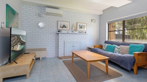 Smart TV, Netflix, DVD player, streaming services