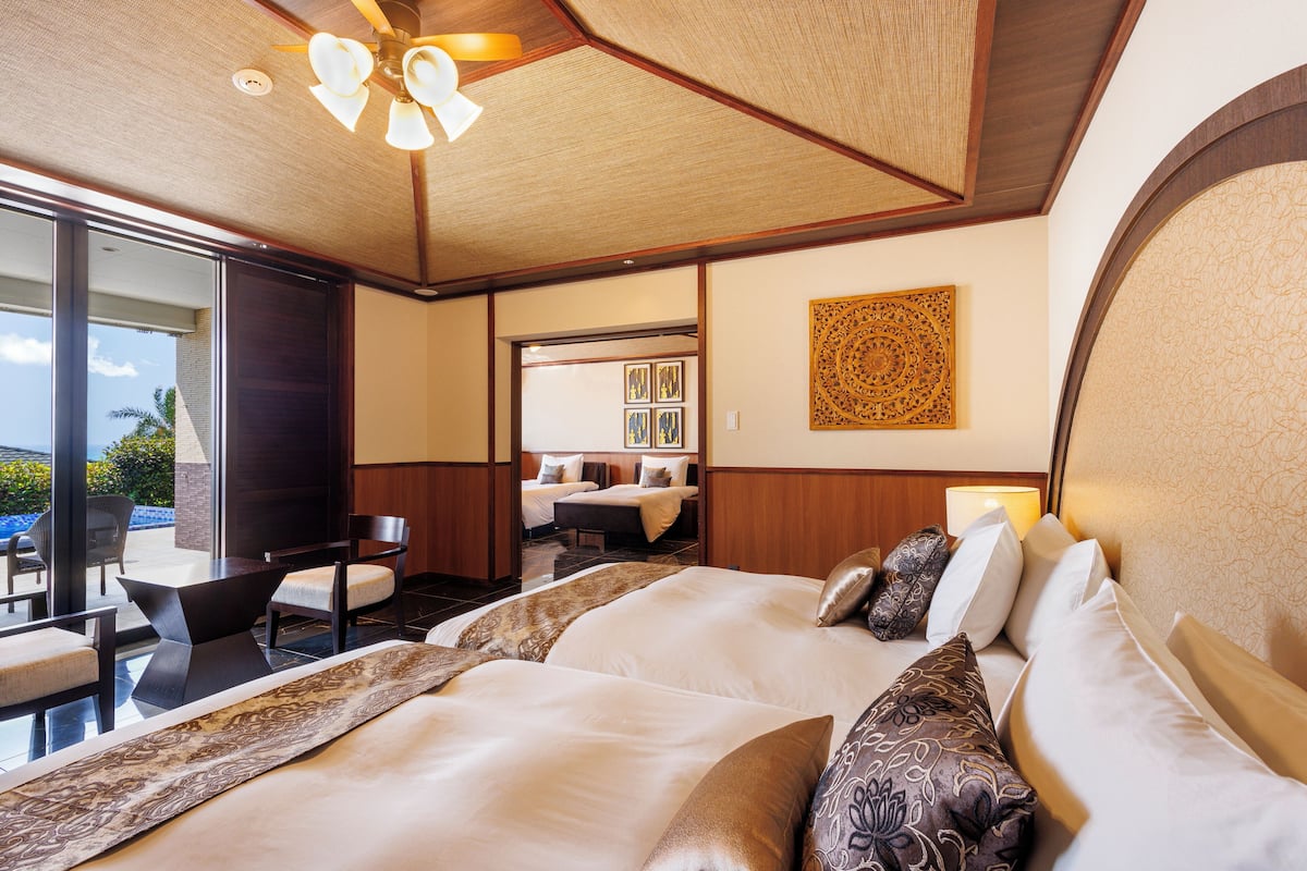 Executive Pool Villa House | 3 bedrooms, premium bedding, pillow-top beds, in-room safe