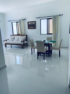 Superior Villa, 3 Bedrooms | Living area | LED TV, Netflix, streaming services - Paradise en Puerto Plata (Puerto Plata)