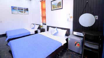 Standardrum | 1 sovrum, skrivbord, mörkläggningsgardiner och ljudisolering