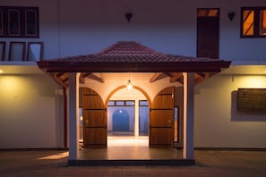 Façade de l’hébergement