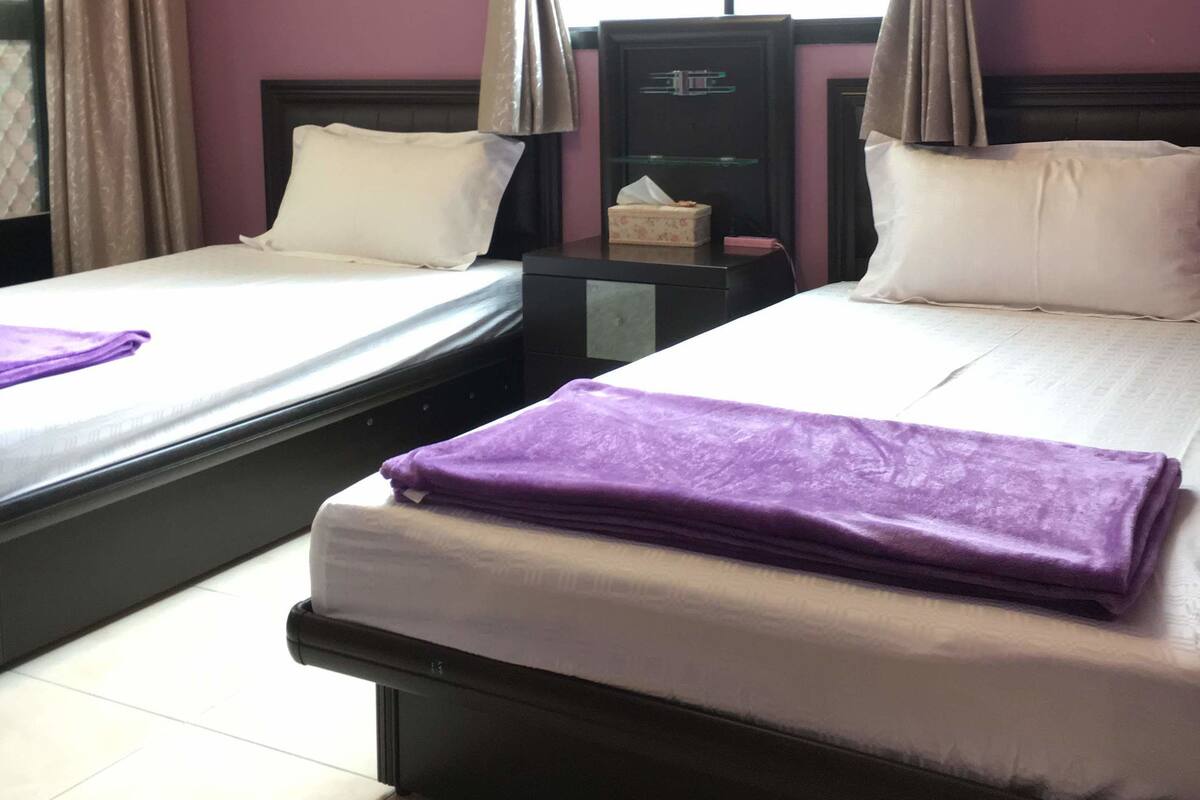 Habitación estándar con 2 camas individuales | Cortinas blackout, insonorización, wifi gratis y ropa de cama