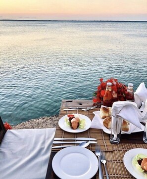 Opções para refeição ao ar livre