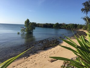Tæt på stranden