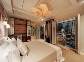 Master Suite, Non Smoking, Pool View | Indvendig detalje