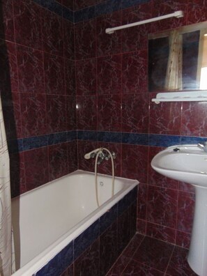 Dusche, Handtücher, Seife, Shampoo