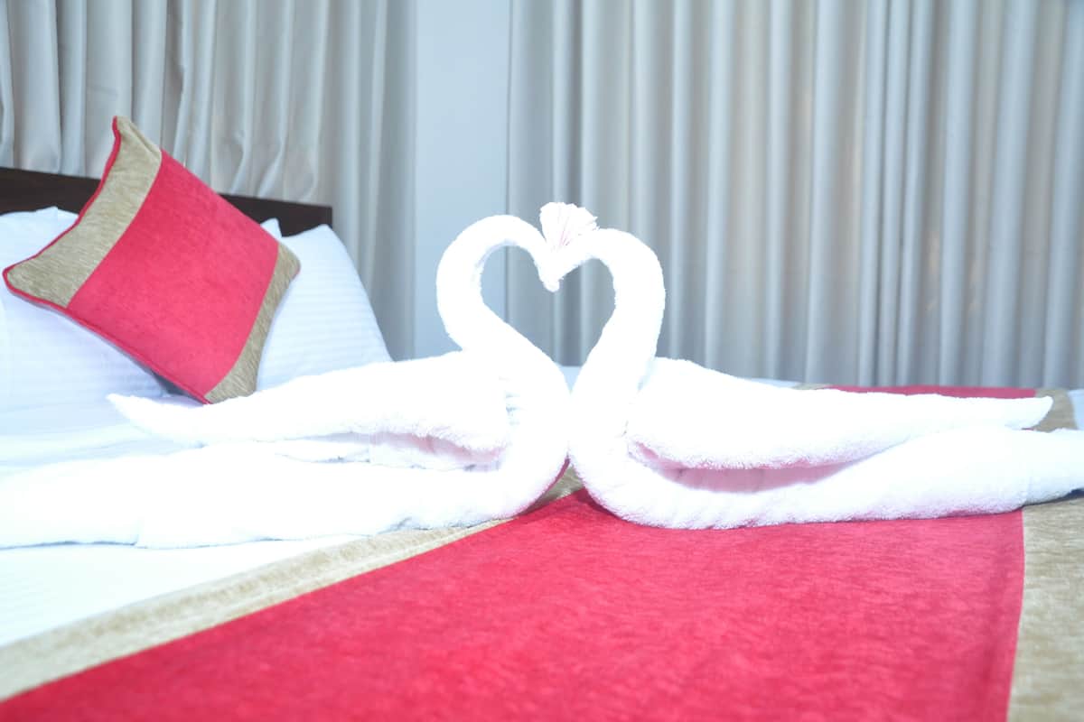 In-room safe, blackout drapes, soundproofing, iron/ironing board