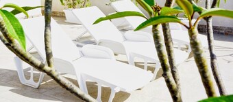 La Cassiopea, terrasse med udsigt over havet