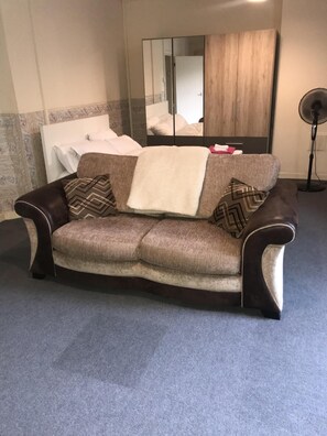 Living area - Studio apartment, Spacious and bright (London)