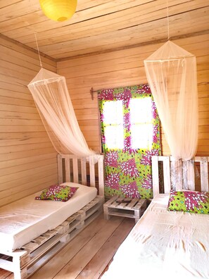 2 chambres, draps fournis