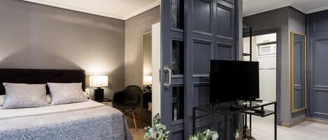 1 soverom, strykejern/-brett, internettilgang og sengetøy