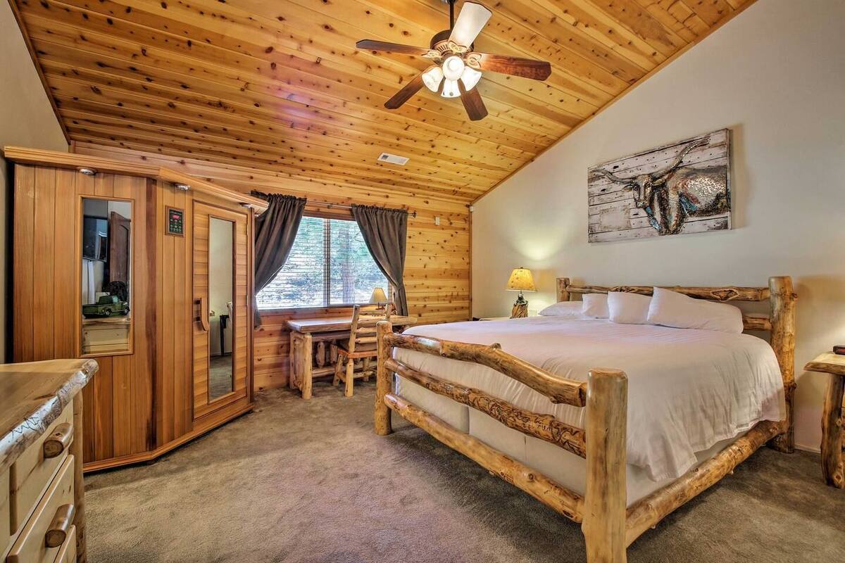 Cabaña de lujo | 3 dormitorios y espacio para trabajar con un portátil