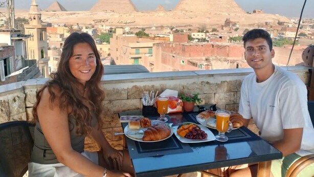 Rooftop terrace - City pyramids inn (Giza)
