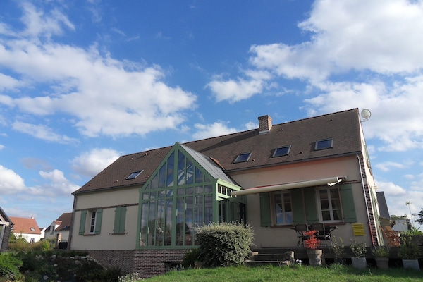 maison côté jardin