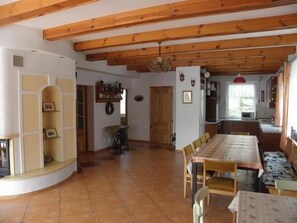 Dining - Half-timbered house "Paula" overlooking the water (Stawiguda)