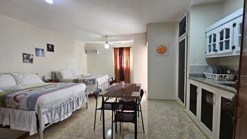 Basic Quadruple Room | 2 bedrooms, down comforters, individually decorated