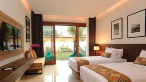 Phòng đôi hoặc 2 giường đơn, quang cảnh vườn | Minibar, bàn, truy cập Internet không dây miễn phí 