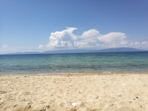 On the beach
