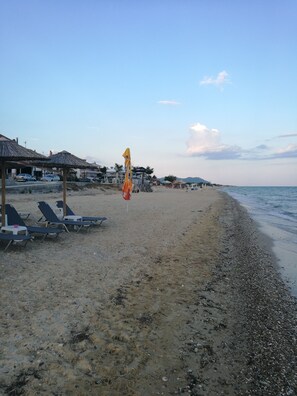 On the beach