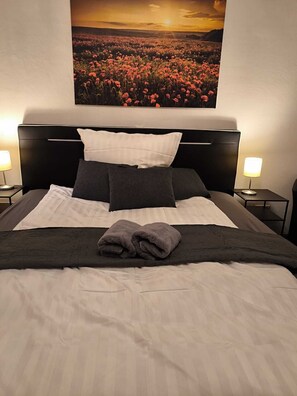 2 bedrooms, iron/ironing board, free WiFi, bed sheets