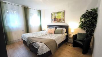 2 Schlafzimmer, Bügeleisen/Bügelbrett, kostenloses WLAN, Bettwäsche