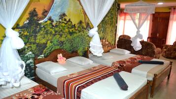 Familienzimmer | Bettwäsche aus ägyptischer Baumwolle, hochwertige Bettwaren