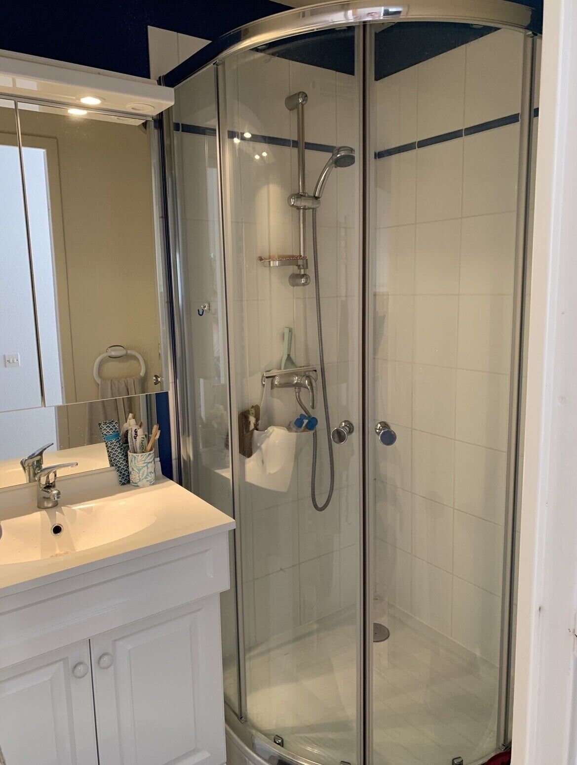 Douche, sèche-cheveux, papier toilette