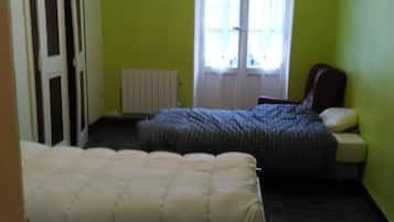 2 habitaciones y ropa de cama