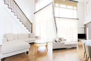 Apartment (805) | Living area | Flat-screen TV - Maison Grand Plaire 805 (Osaka)