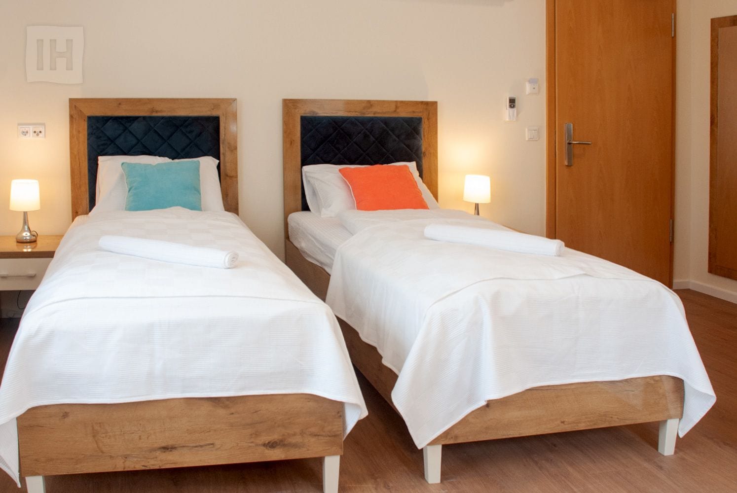 comfort twin room | egyptian cotton sheets, premium bedding, individually decorated