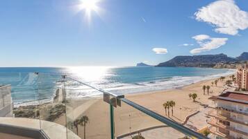 Tæt på stranden, badehåndklæder