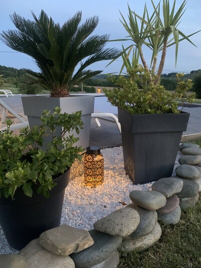 Cottage between sea and mountains with private pool (and heated) - View Pyrenees