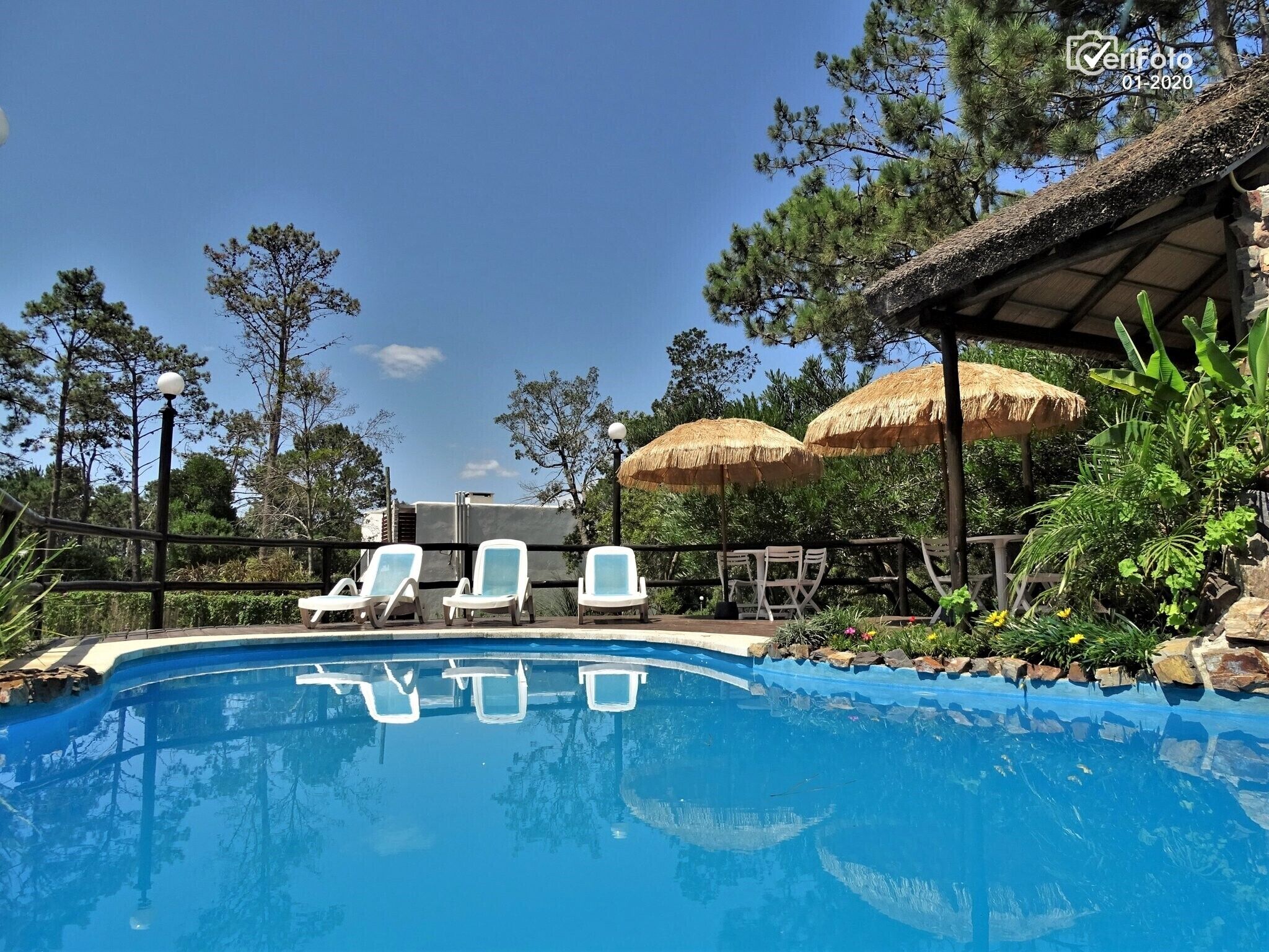 Alberca al aire libre por temporada 