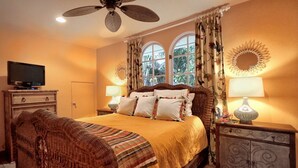 4 bedrooms, iron/ironing board, WiFi (free), bed sheets - Villa Marisol: Beachfront, Mediterranean style, w/terrace, pool, hot tub! (Anna Maria)