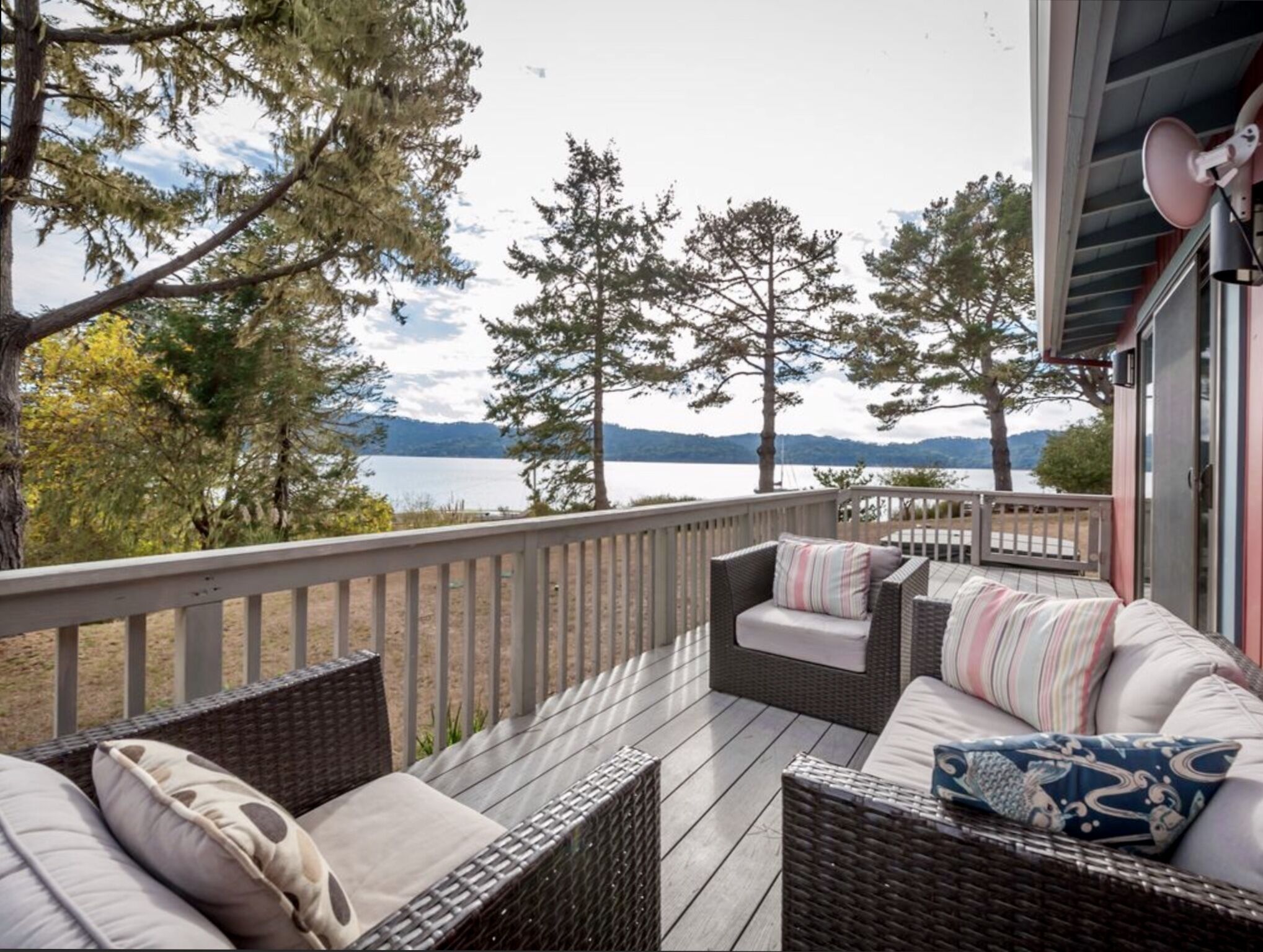 Perfect deck for your morning coffee 