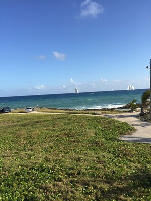 Vista a la playa o al mar