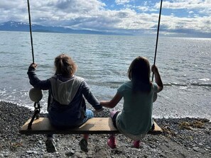 On the beach