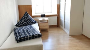 Familienapartment | 1 Schlafzimmer, Babybetten, kostenloses WLAN