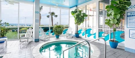 Indoor pool, outdoor pool