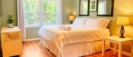 4 bedrooms, iron/ironing board, travel cot, free WiFi