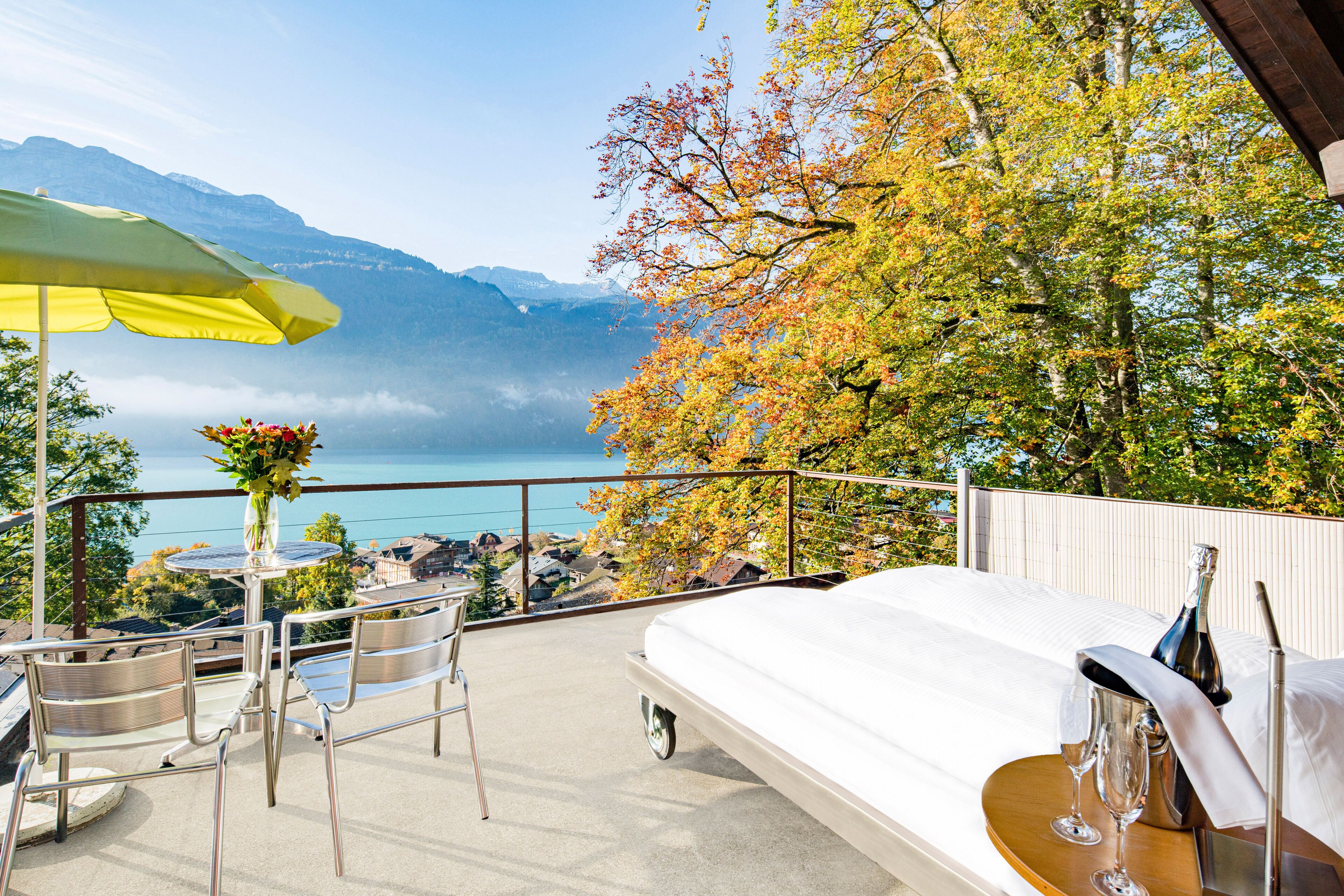 suite, non smoking, lake view | balcony