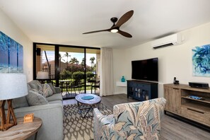 Smart-TV, DVD-spiller, bordtennis og bøker