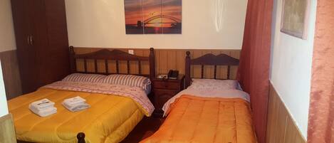 Desk, laptop workspace, iron/ironing board, free WiFi