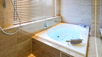 Free toiletries, hair dryer, slippers, bidet