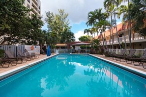 Indoor pool, outdoor pool