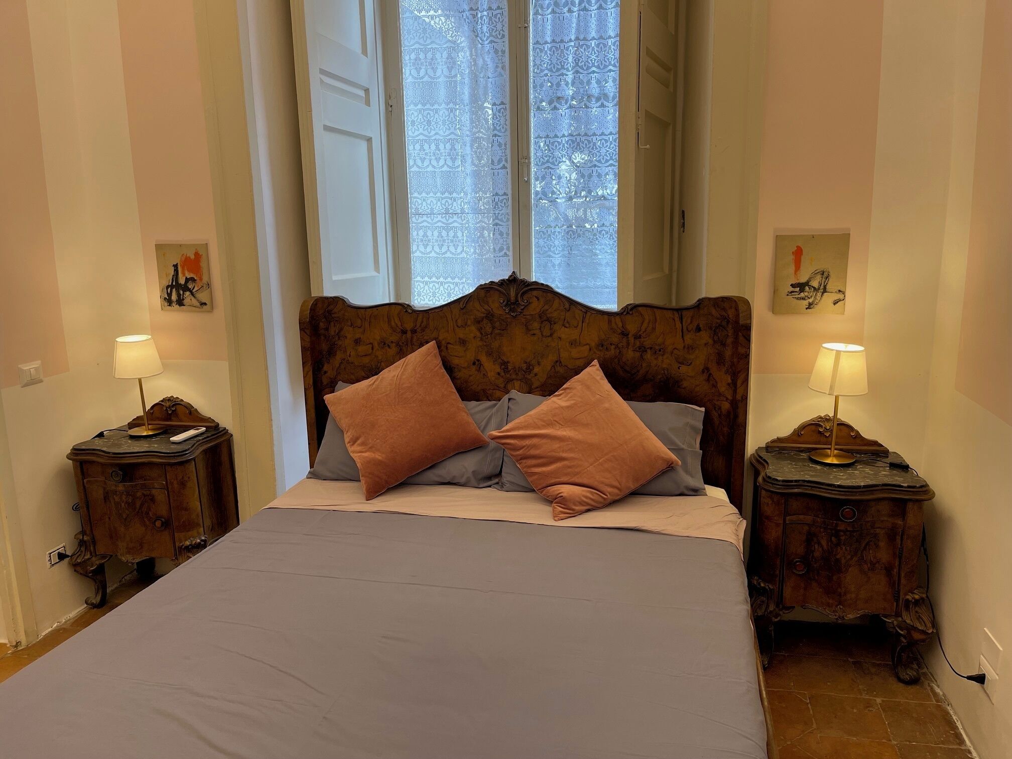 1 bedroom, desk, iron/ironing board, travel crib