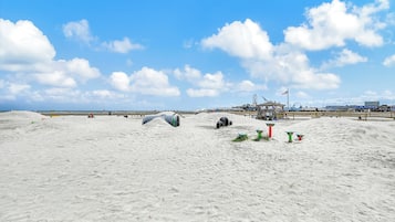 Vlak bij het strand