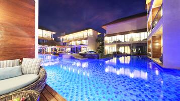 Deluxe Pool Access | Ausblick vom Zimmer