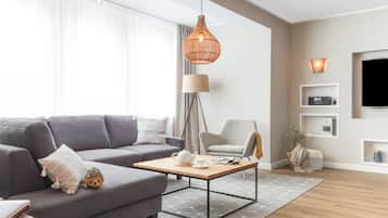公寓 (incl. Cleaning Fee 131 EUR) | 客廳 | 平面電視