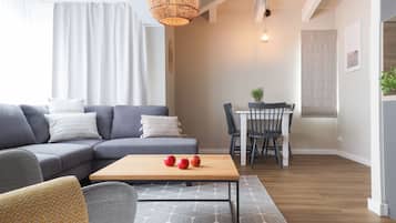 公寓 (Attic, incl. Cleaning Fee 131 EUR) | 起居区 | 平板电视